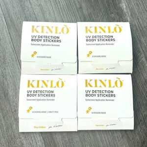 Kinlò UV Detection Body Stickers “Stay Golden” Bundle of 4